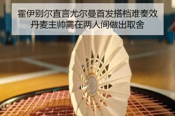 霍伊别尔直言尤尔曼首发搭档难奏效 丹麦主帅需在两人间做出取舍
